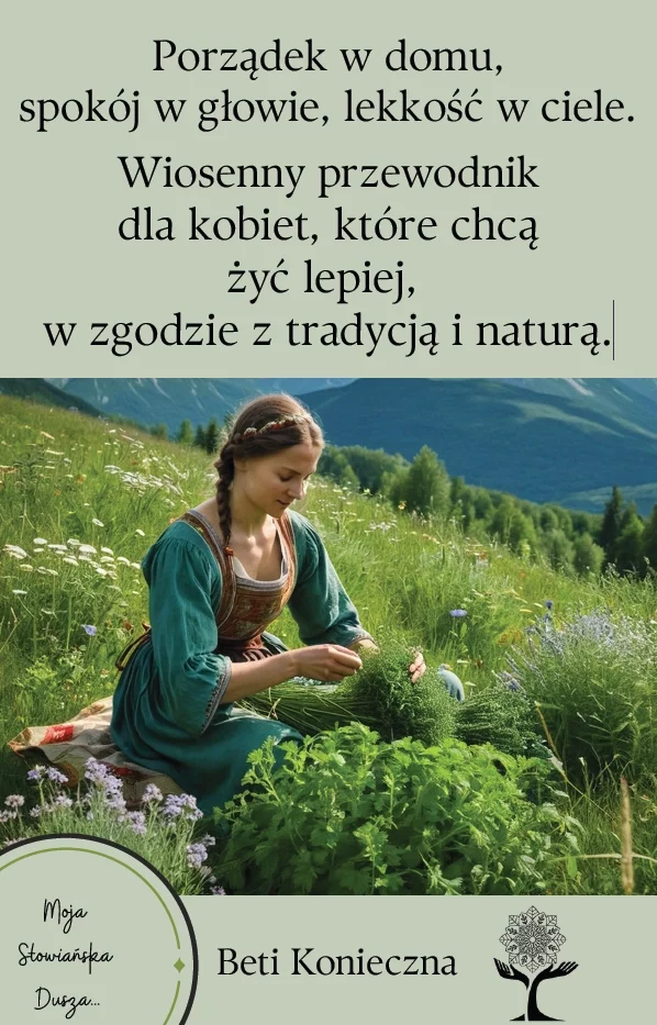 E-book: Porządek w domu, spokój w głowie, lekkość w ciele. Wiosenny przewodnik dla kobiet, które chcą żyć lepiej, w zgodzie z tradycją i naturą.